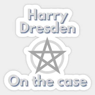 Harry Dresden - Paranormal Investigator and Wizard Sticker